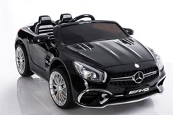 Электромобиль Barty Mercedes-Benz SL65 AMG изготовлен по лицензии XMX602 черный глянец - фото 25752