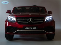 Электромобиль Barty Mercedes-Benz AMG GLS63 изготовлен по лицензии 4х4 полный привод HL228 черный глянец - фото 25868