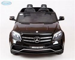 Электромобиль Barty Mercedes-Benz AMG GLS63 изготовлен по лицензии 4х4 полный привод HL228 черный глянец - фото 25869