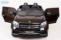 Электромобиль Barty Mercedes-Benz AMG GLS63 изготовлен по лицензии 4х4 полный привод HL228 черный глянец - фото 25871