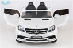 Электромобиль Barty Mercedes-Benz AMG GLS63 изготовлен по лицензии 4х4 полный привод HL228 белый - фото 25896