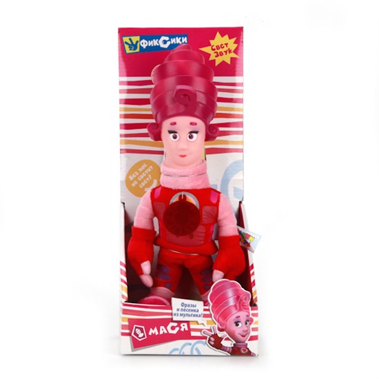 Мягкая игрушка "Фиксики" - Мася (свет-звук) в коробке, 29 см V41453/29Х