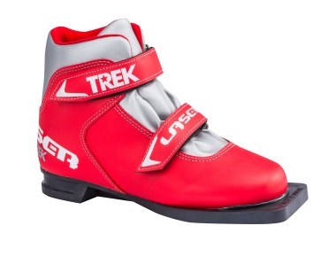 TREK Ботинки лыжные "Laser 3" красный (лого серебро) 75 - фото 32727