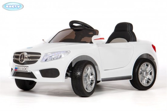 Электромобиль BARTY Mercedes Benz Б111ОС белый Электромобиль BARTY Mercedes Benz Б111ОС белый