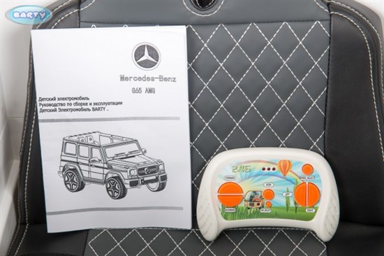 Электромобиль Barty Mercedes-Benz G65 AMG Tuning покраска глянец изготовлен по лицензии HAL168 Tuning белый - фото 34168