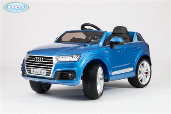 Электромобиль Barty Audi Q7 изготовлен по лицензии HL159 синий глянец Электромобиль Barty Audi Q7 изготовлен по лицензии HL159 синий глянец