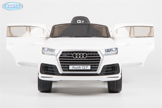 Электромобиль Barty Audi Q7 Quattro LUX изготовлен по лицензия JJ2188R/2MP глянец белый - фото 34258