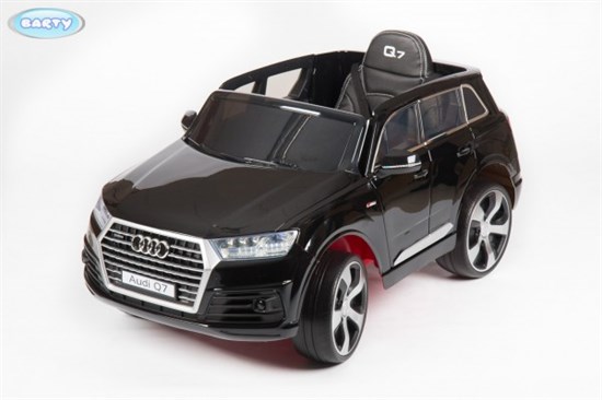 Электромобиль Barty Audi Q7 Quattro LUX изготовлен по лицензия JJ2188R/2MP глянец черный Электромобиль Barty Audi Q7 Quattro LUX изготовлен по лицензия JJ2188R/2MP глянец черный