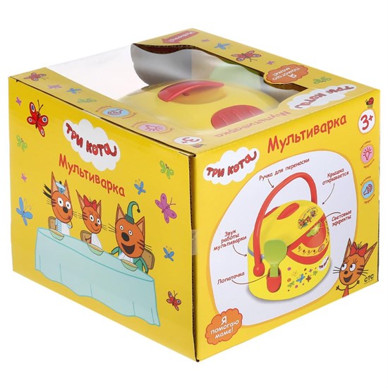 ИГРАЕМ ВМЕСТЕ Мультиварка "ТРИ КОТА" на бат. свет+звук B1327998-R - фото 37682