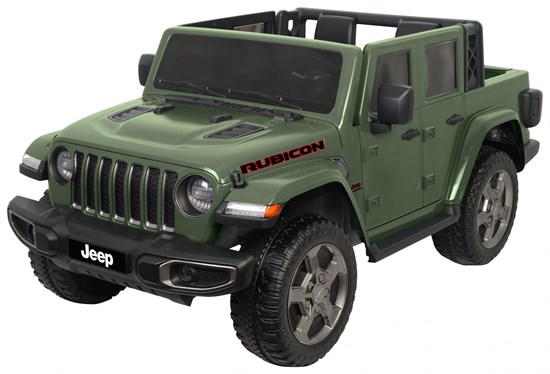 Детский электромобиль Barty Jeep Gladiator Rubicon 4WD Z6768R (Лицензия), Зеленый