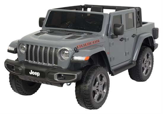 Детский электромобиль Barty Jeep Gladiator Rubicon 4WD Z6768R (Лицензия), Серый