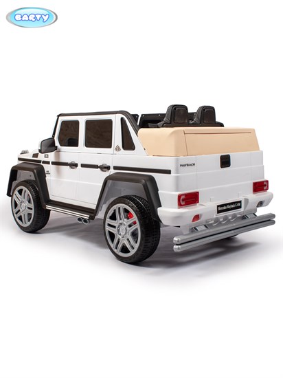 Двухместный электромобиль Barty Mercedes-Maybach G650 Landaulet (Лицензия), Белый - фото 44827