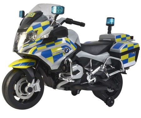 Детский электромотоцикл BARTY BMW R1200RT-P  Police Motоbaike Z212 (Лицензия), Синий с серым