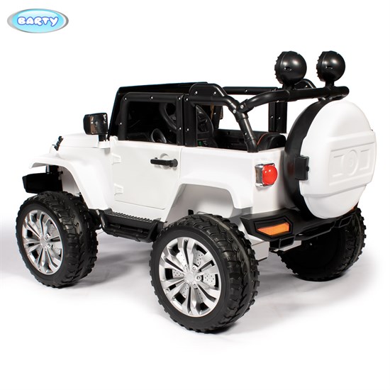 Электромобиль BARTY JEEP T333MP, белый - фото 45233