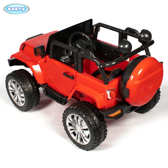 Электромобиль BARTY JEEP T333MP, красный - фото 45242