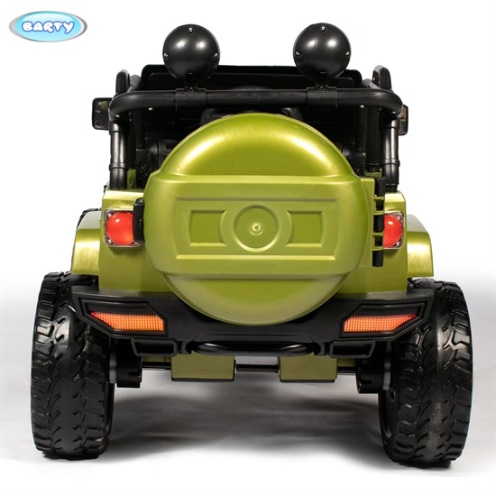 Электромобиль BARTY JEEP T333MP, зеленый - фото 45247