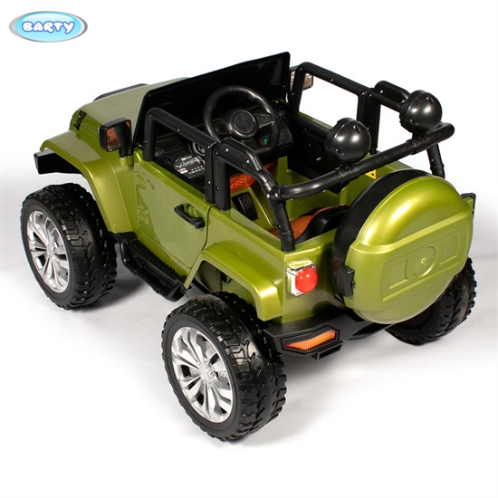 Электромобиль BARTY JEEP T333MP, зеленый - фото 45249