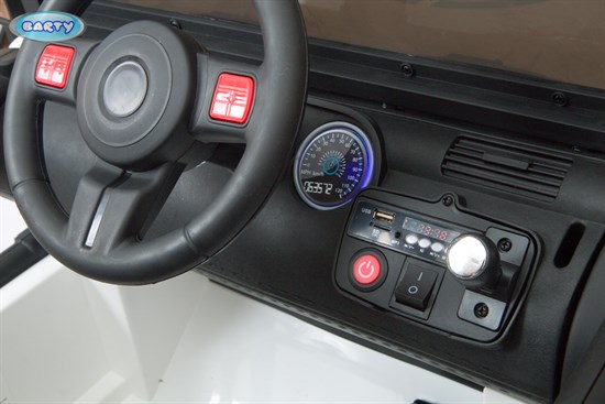 Электромобиль Jeep Wrangler Т555МР, красный - фото 45254
