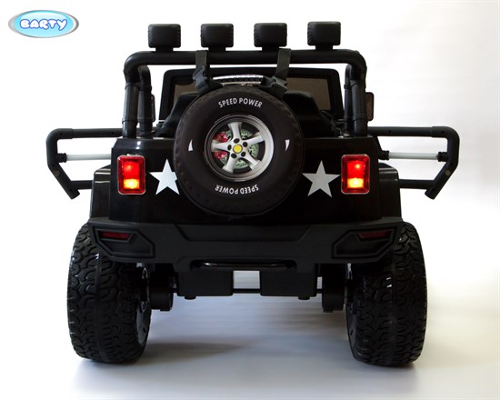 Электромобиль Jeep Wrangler Т555МР, Черный - фото 45264