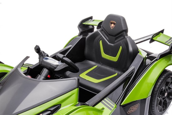 Детский электромобиль Lamborghini Vision Gran Turismo 4WD 12V HL528-LUX, Зеленый - фото 45285