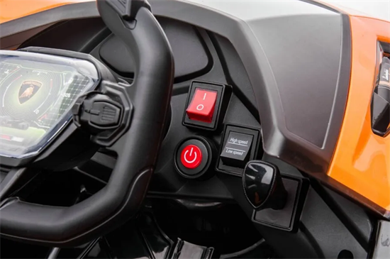 Детский электромобиль Lamborghini Vision Gran Turismo 4WD 12V HL528-LUX, Оранжевый - фото 45303