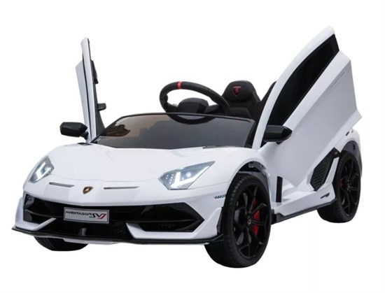 Детский электромобиль Lamborghini Aventador SVJ – HL328, Белый