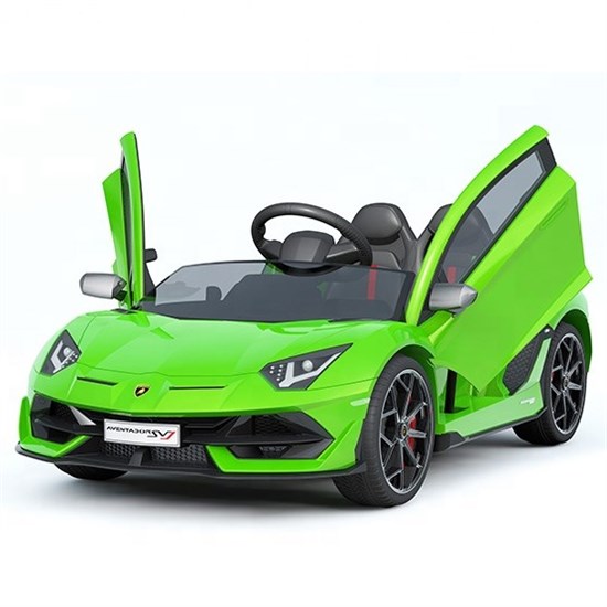 Детский электромобиль Lamborghini Aventador SVJ – HL328, Зеленый глянец