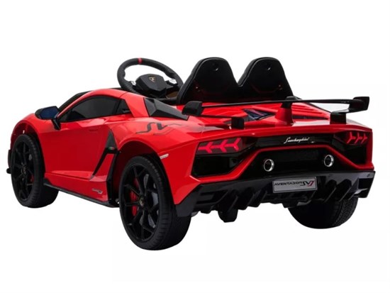 Детский электромобиль Lamborghini Aventador SVJ – HL328, Красный глянец - фото 45341