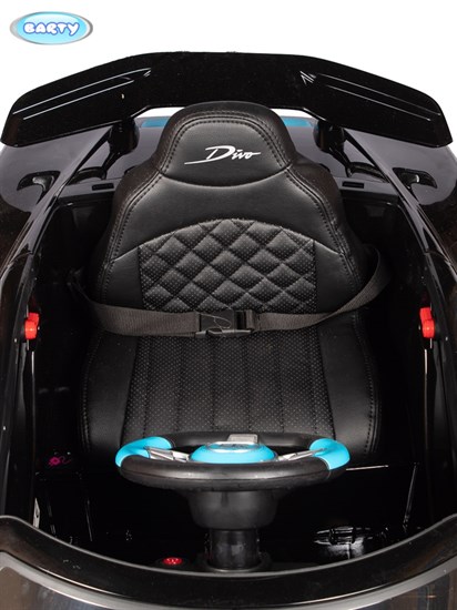 Электромобиль BARTY Bugatti DIVO HL338 (ЛИЦЕНЗИОННАЯ МОДЕЛЬ), Желтый глянец - фото 45354