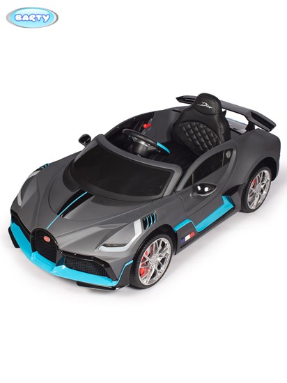 Электромобиль BARTY Bugatti DIVO HL338 (ЛИЦЕНЗИОННАЯ МОДЕЛЬ), Серый матовый - фото 45374