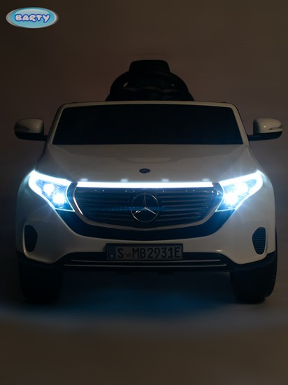 Детский электромобиль Barty Mercedes-Benz EQC400 4MATIC HL378, Белый - фото 45450