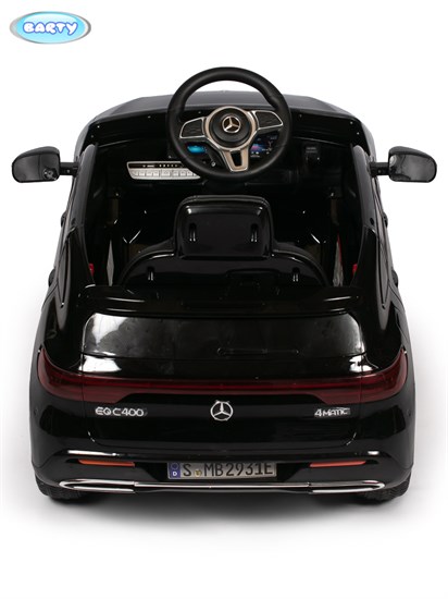 Детский электромобиль Barty Mercedes-Benz EQC400 4MATIC HL378, Черный глянец - фото 45490