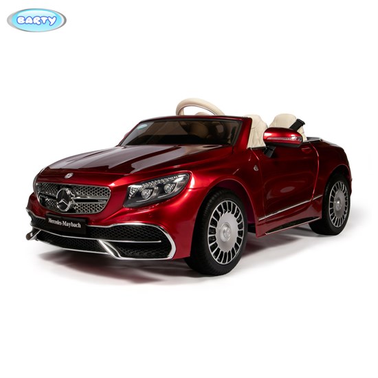 Детский электромобиль Barty Mercedes-Maybach S650 Cabriolet ZB188, Красный глянец - фото 45502