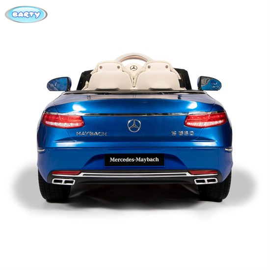 Детский электромобиль Barty Mercedes-Maybach S650 Cabriolet ZB188, Синий глянец - фото 45515