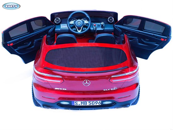 Электромобиль Barty Mercedes-AMG GLC 63 S Coupe (Лицензия), Красный глянец - фото 45641