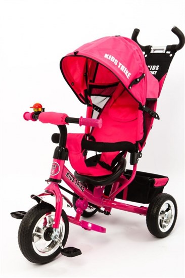 Велосипед 3-х кол. KIDS TRIKE E10 (колеса 10/8 Пластик) цвет розовый - фото 46150