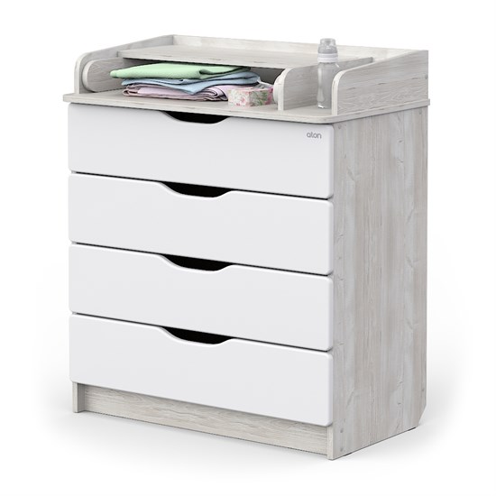 АТОН Комод СИРИУС-2 WOOD ПВХ 800/4 - фото 48416