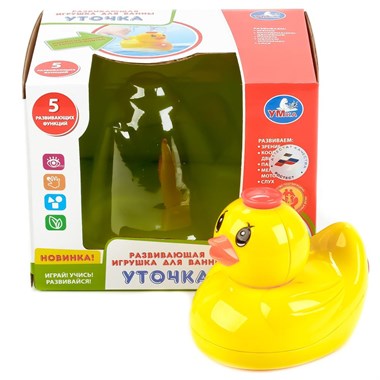 Умка РАЗВИВАЮЩАЯ ИГРУШКА ДЛЯ ВАННЫ "УМКА" "УТОЧКА" НА БАТ. ZY403183-R