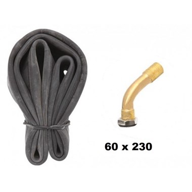 Камера 12" низкопрофильная 12х1,95 (60х230) кривой ниппель