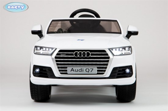 Электромобиль Barty Audi Q7 изготовлен по лицензии HL159 белый глянец - фото 34184