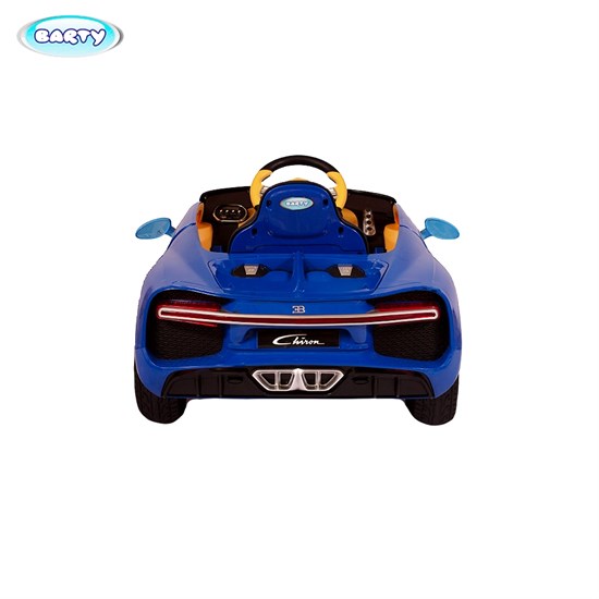 Электромобиль BARTY Bugatti Chiron HL318 (ЛИЦЕНЗИОННАЯ МОДЕЛЬ), Голубой с синим - фото 45387