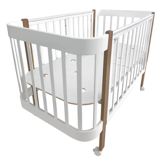 INDIGO Кровать Italiano Baby продольный маятник на колеса - фото 48059