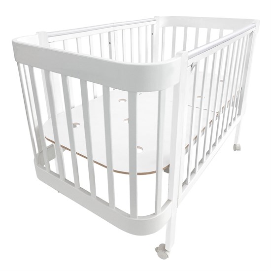 INDIGO Кровать Italiano Baby продольный маятник на колеса - фото 48061