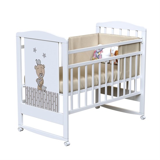 ВДК Кровать LOVE ME колесо-качалка