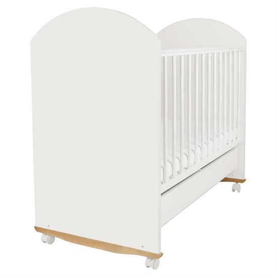 INDIGO Кровать My Sleepy фигур.спин., колесо-качалка, ящик