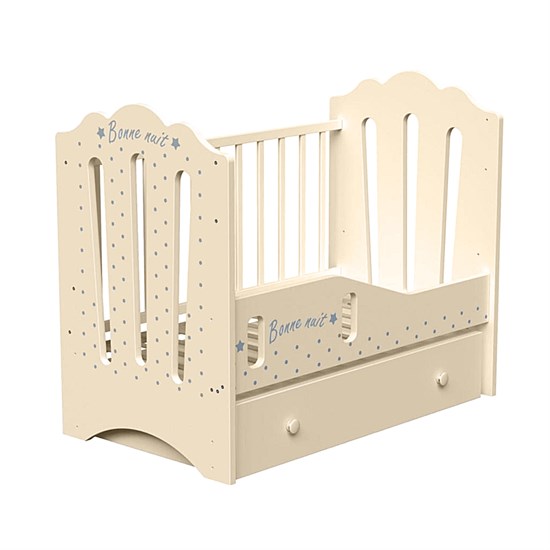 ВДК Кровать BONNE маятник, ящик, борт - фото 48174