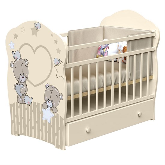 ВДК Кровать FOREVER FRIENDS маятник, ящик - фото 48202