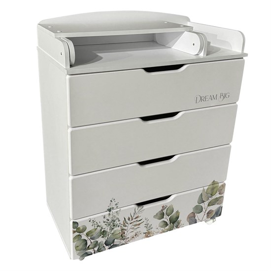 INDIGO Комод Baby Line 800/4 ЛДСП, МДФ - фото 48284