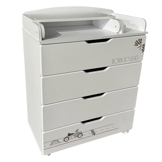 INDIGO Комод Baby Line 800/4 ЛДСП, МДФ - фото 48285