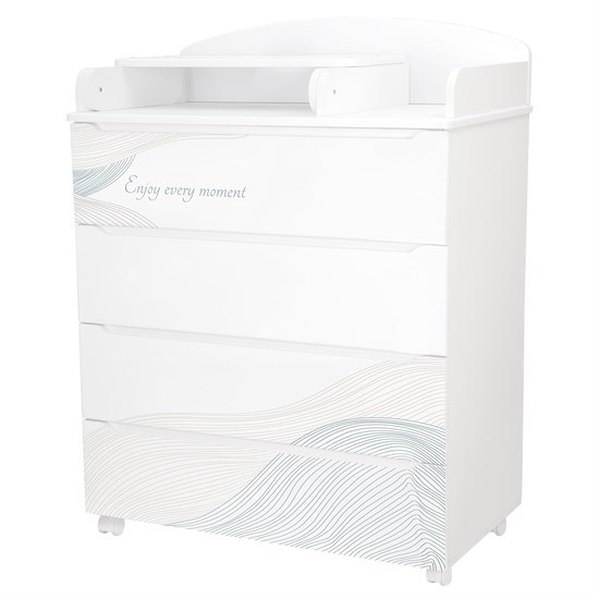 INDIGO Комод Green Line 800/4 ЛДСП, МДФ - фото 48362